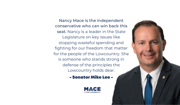 ENDORSEMENT: Utah Senator Mike Lee Endorses Nancy Mace