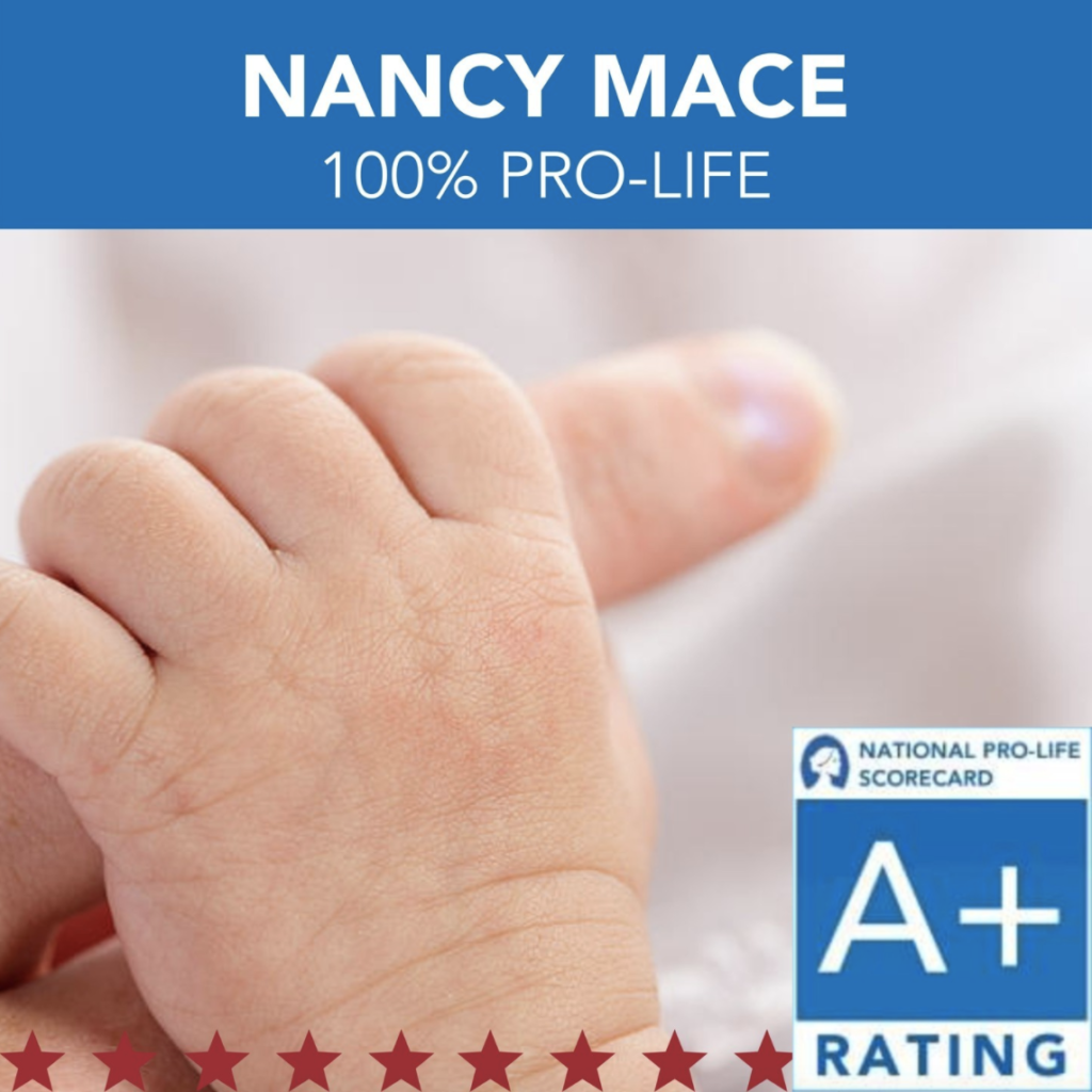 NANCY MACE RECEIVES ENDORSEMENT AND A+ RATING FROM SUSAN B. ANTHONY’S LIST