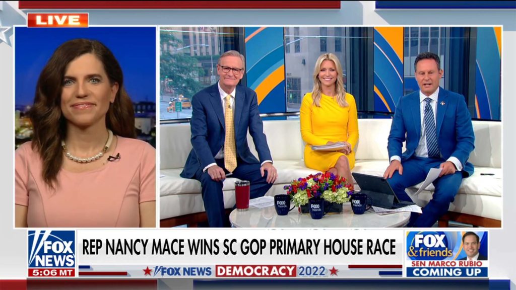 Mace joins Fox & Friends to discuss her primary win