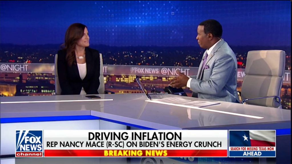 Mace Joins Fox At Night to discuss Biden’s Embarrassing Saudi Trip