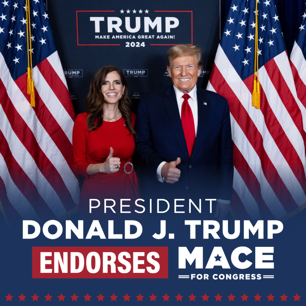 President Donald Trump endorses Nancy Mace