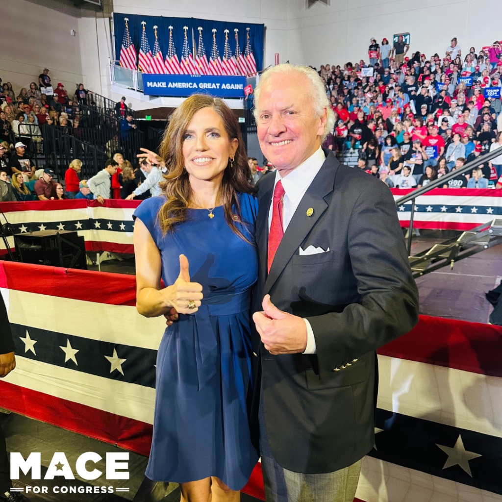 Gov. McMaster Announces Full Support for Nancy Mace