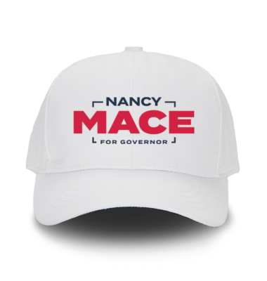 NMG102_Struct_White Nancy Mace for Governor Hat